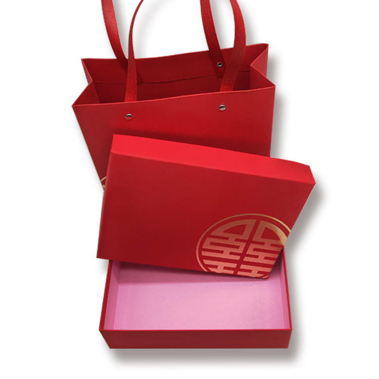 Tote bag candy box creative gift box custom batch