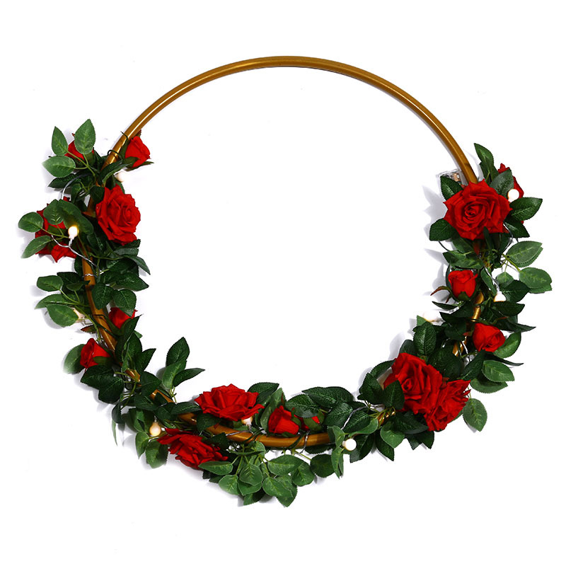 Artificial Rose Vine Fake Flower Rattan Air Conditioning Pipe Hiding Living Room Ceiling Decoration Plastic Vine Twining Plants Artificial Rose Vine Fake Flower Rattan Air Conditioning Pipe Hiding Living Room Ceiling Decoration Plastic Vine Twining Plants