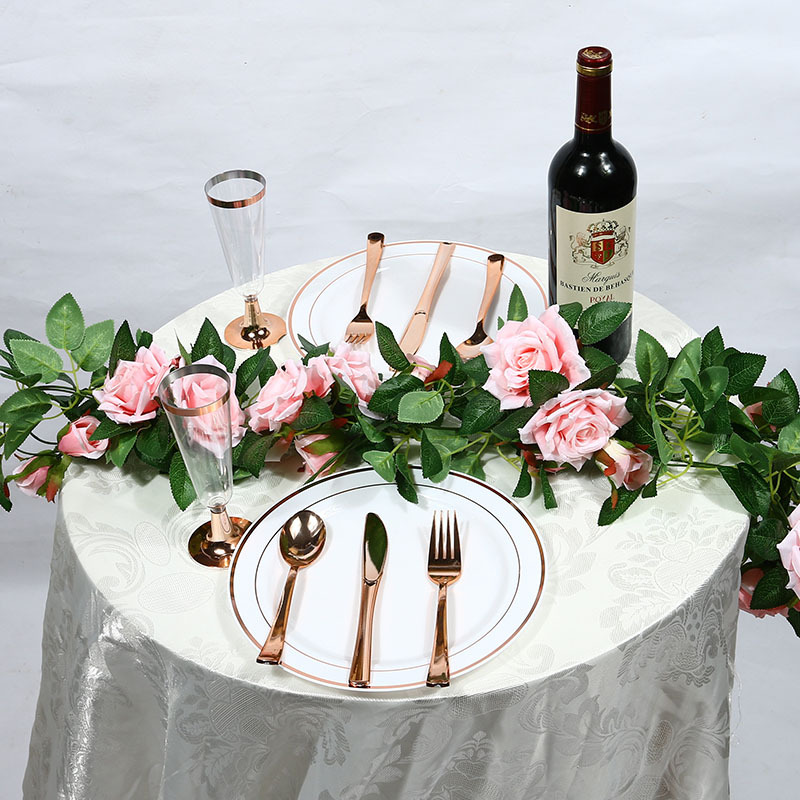 Artificial Rose Vine Fake Flower Rattan Air Conditioning Pipe Hiding Living Room Ceiling Decoration Plastic Vine Twining Plants Artificial Rose Vine Fake Flower Rattan Air Conditioning Pipe Hiding Living Room Ceiling Decoration Plastic Vine Twining Plants