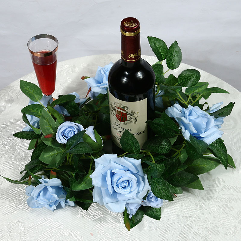 Artificial Rose Vine Fake Flower Rattan Air Conditioning Pipe Hiding Living Room Ceiling Decoration Plastic Vine Twining Plants Artificial Rose Vine Fake Flower Rattan Air Conditioning Pipe Hiding Living Room Ceiling Decoration Plastic Vine Twining Plants