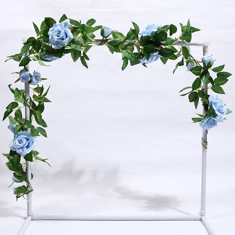 Artificial Rose Vine Fake Flower Rattan Air Conditioning Pipe Hiding Living Room Ceiling Decoration Plastic Vine Twining Plants Artificial Rose Vine Fake Flower Rattan Air Conditioning Pipe Hiding Living Room Ceiling Decoration Plastic Vine Twining Plants