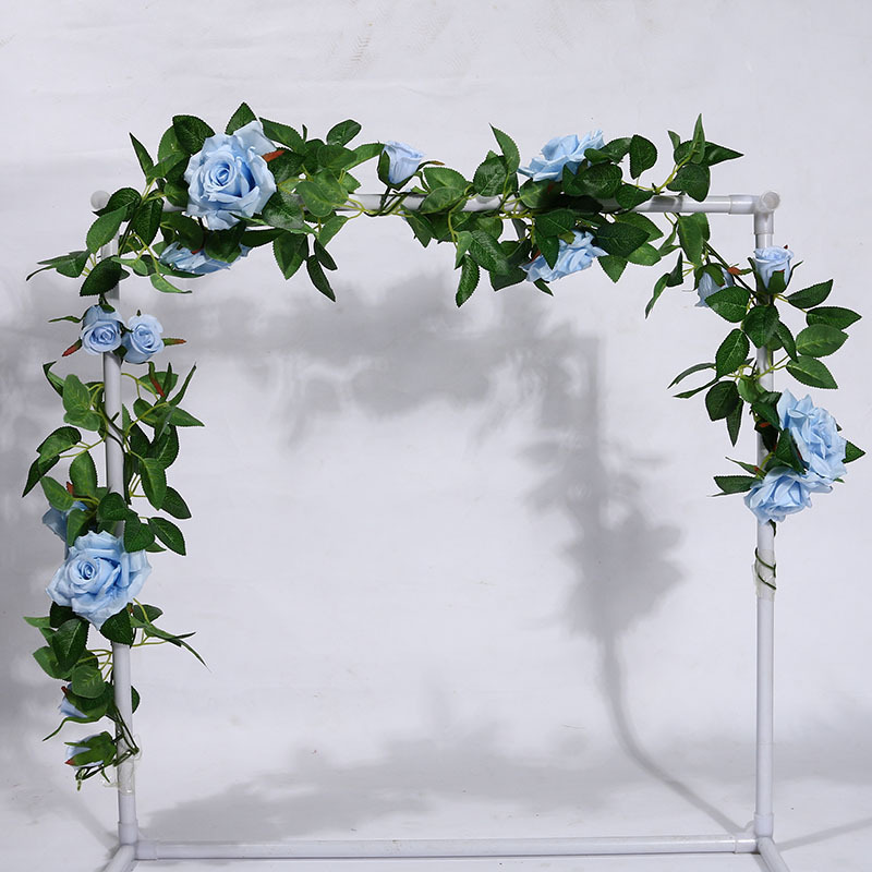 Artificial Rose Vine Fake Flower Rattan Air Conditioning Pipe Hiding Living Room Ceiling Decoration Plastic Vine Twining Plants Artificial Rose Vine Fake Flower Rattan Air Conditioning Pipe Hiding Living Room Ceiling Decoration Plastic Vine Twining Plants