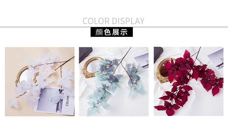 Wedding Simulation Flower Leaf Material Blue Bird Leaf Wedding Hall Layout Ceiling Road Lead Plastic Flowers Hotel Home Decorative Fake Flower Wedding Simulation Flower Leaf Material Blue Bird Leaf Wedding Hall Layout Ceiling Road Lead Plastic Flowers Hotel Home Decorative Fake Flower