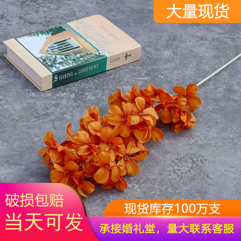 Simulation Single Plumeria Rubra Wedding Simulation Flower Home Hotel Road Lead Ornamental Flower Wedding Hall Wholesale Ceiling Silk Flower