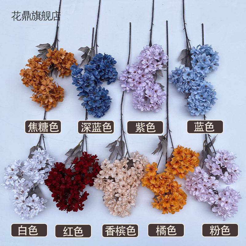 Simulation Fugui Floral Ball Wedding Ceiling Decorative Fake Flower Road Lead Flower Home Flower Arrangement Window Art Gallery Hydrangea