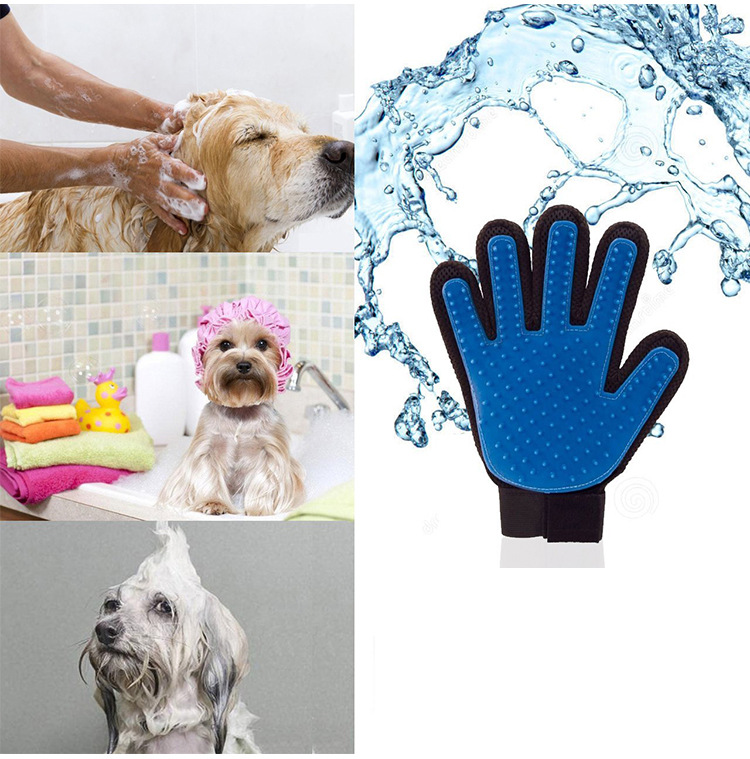 Pet bath gloves True touch cat and dog universal cleaning brush hair removal cleaning tool Pet bath gloves True touch cat and dog universal cleaning brush hair removal cleaning tool