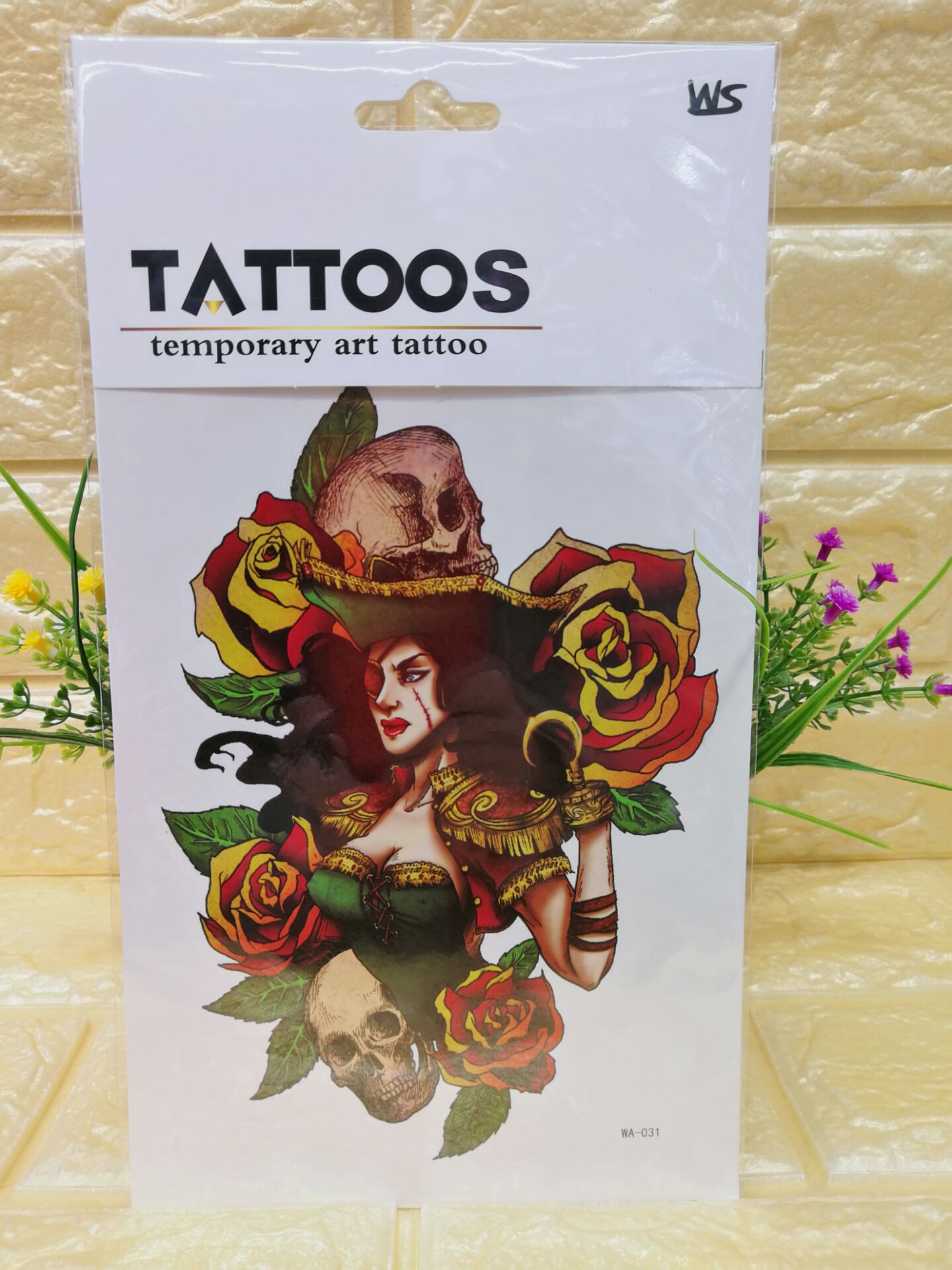 WA Environmental Protection Tattoo Sticker, Arm Stickers, Back Sticker, Wrist Sticker, Glass Paster