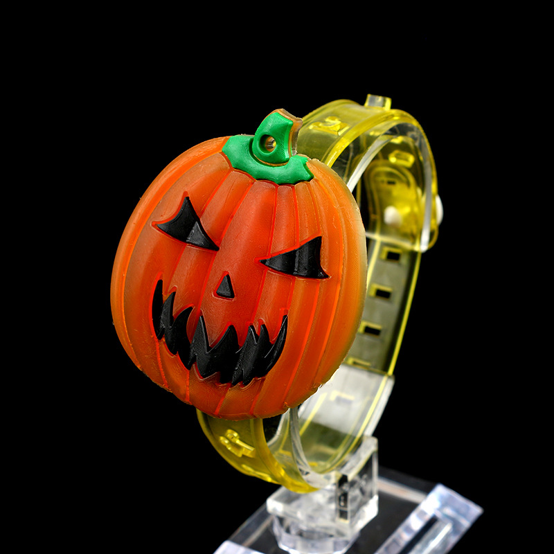 Halloween ghost festival LED flash ring toy cartoon pumpkin skull wrist band music light toy Halloween ghost festival LED flash ring toy cartoon pumpkin skull wrist band music light toy