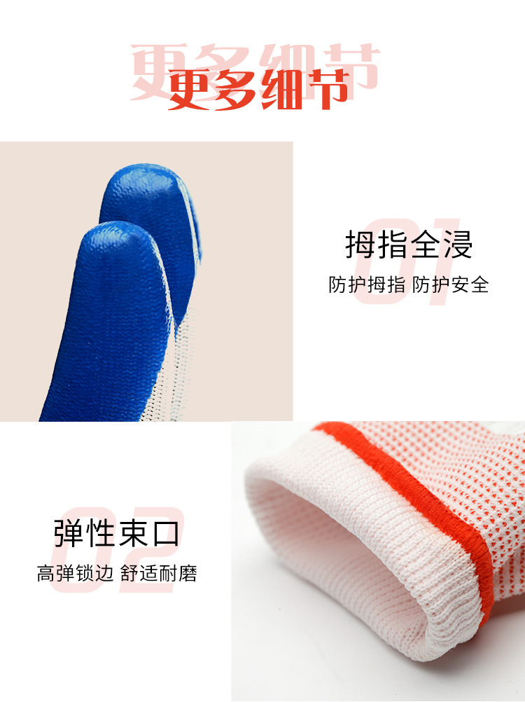 Wear-Resistant Non-Slip Dipped Nylon Gloves Thirteen-Needle Nitrile Blue Nitrile Coated Dingting Wholesale Nylon Gloves Wear-Resistant Non-Slip Dipped Nylon Gloves Thirteen-Needle Nitrile Blue Nitrile Coated Dingting Wholesale Nylon Gloves
