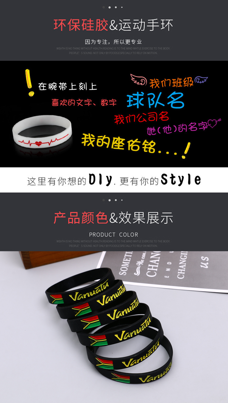 DIY Customized Environmental Protection Silicone Bracelet Can Carve Writing Team Activities Customized Rubber Wrist Band Colorful Logo Wristband DIY Customized Environmental Protection Silicone Bracelet Can Carve Writing Team Activities Customized Rubber Wrist Band Colorful Logo Wristband