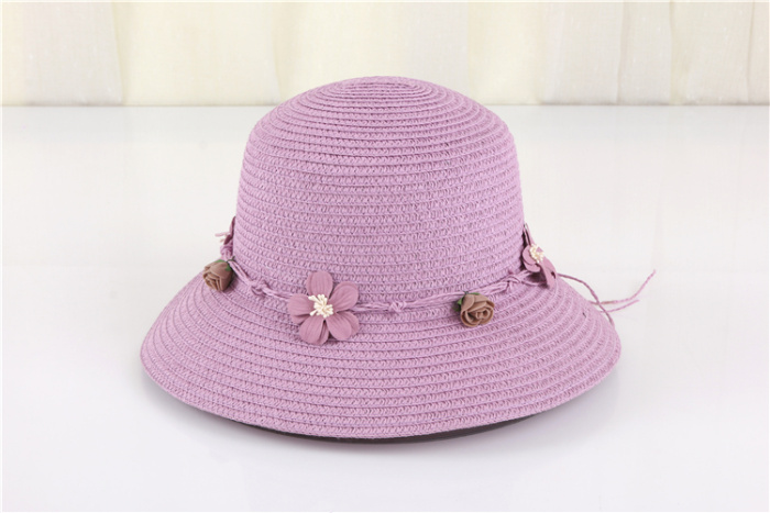 Summer new sunshade hat straw hat female fashion bask in hat basin hat