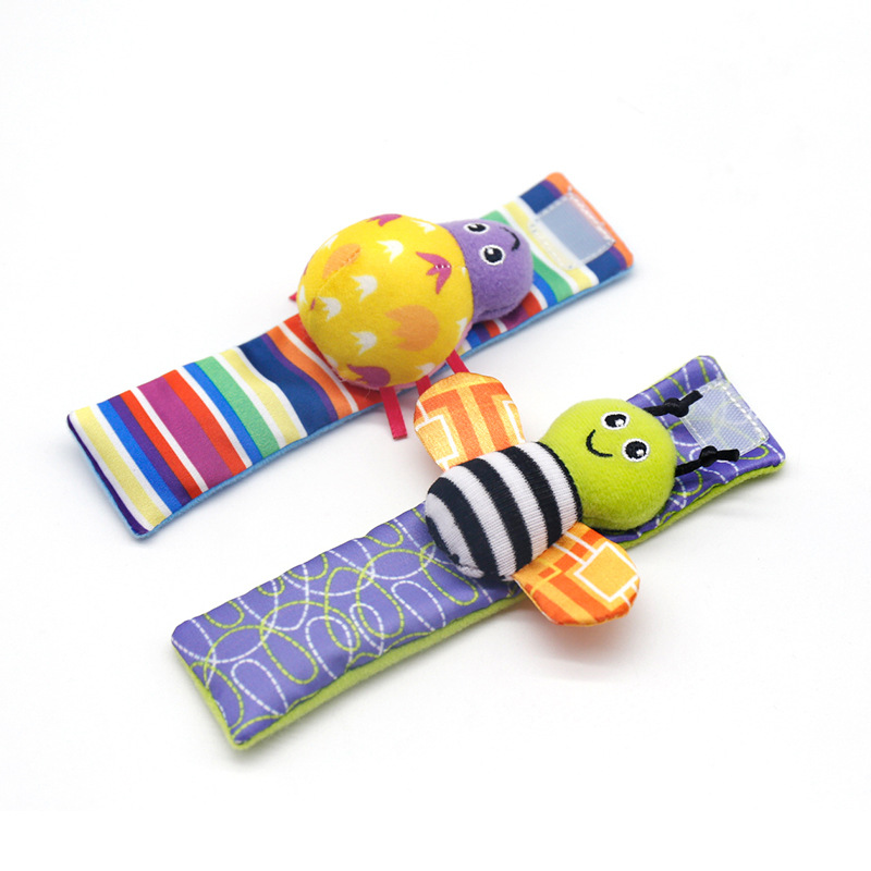 Baby Watch Band Wrist Strap Socks Foot Sock Baby Hand Strap Rattle Single Price