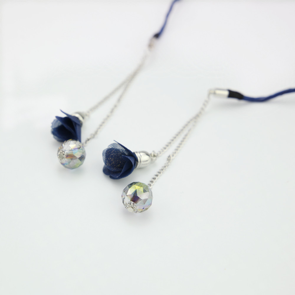 2021 Korean New Hair Accessories Fashion Flower Headband Silk Flower Pearl Sweet Fresh Pseudo Earrings Headdress