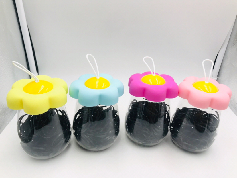 Hair Elastic Band Good Elasticity Girls' Hair Ring Headdress SUNFLOWER Canned Disposable Headband Hair Rope Hair Accessories Hair Elastic Band Good Elasticity Girls' Hair Ring Headdress SUNFLOWER Canned Disposable Headband Hair Rope Hair Accessories