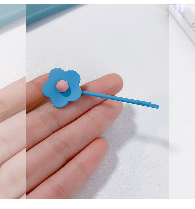 Minimalist Candy Color Flower Barrettes Korean Style Cute Barrettes Young Girl Personalized Design Headdress for Women
