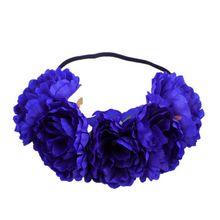 European and American Bride Flower Vacation Accessories Dance Party Hair Accessories Dance Side Clip Headdress Red Rose Flower Hairpin