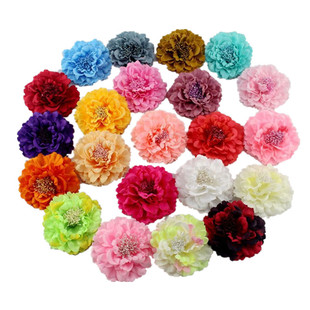 European and American Bride Flower Vacation Accessories Dance Party Hair Accessories Dance Side Clip Headdress Red Rose Flower Hairpin