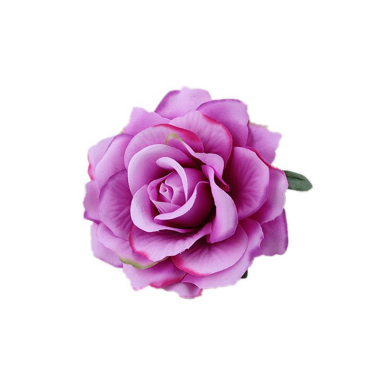 European and American Bride Flower Vacation Accessories Dance Party Hair Accessories Dance Side Clip Headdress Red Rose Flower Hairpin