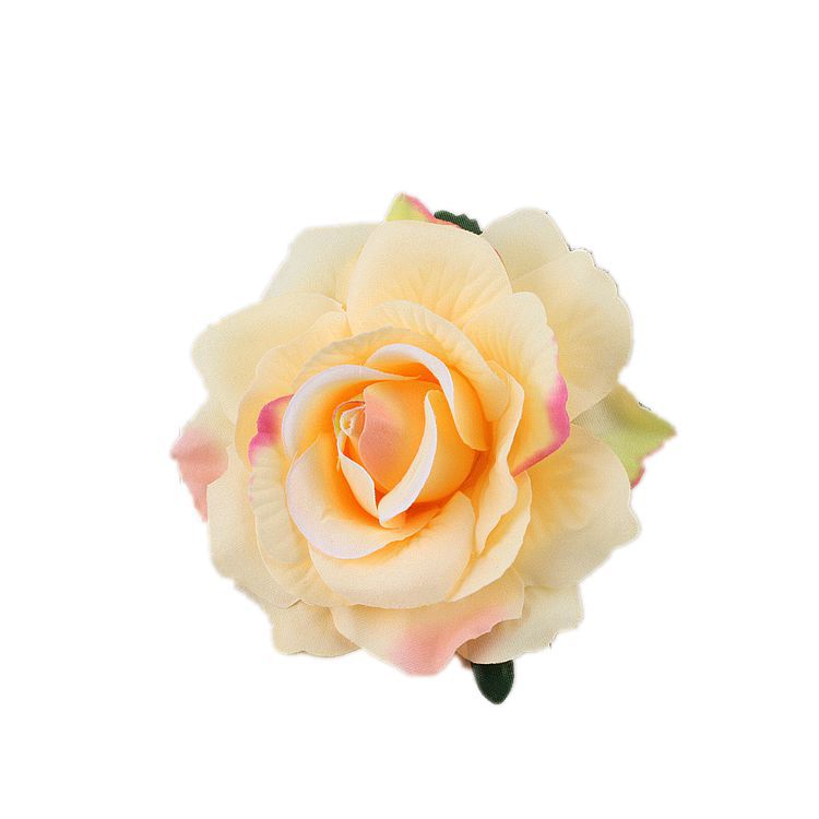 European and American Bride Flower Vacation Accessories Dance Party Hair Accessories Dance Side Clip Headdress Red Rose Flower Hairpin