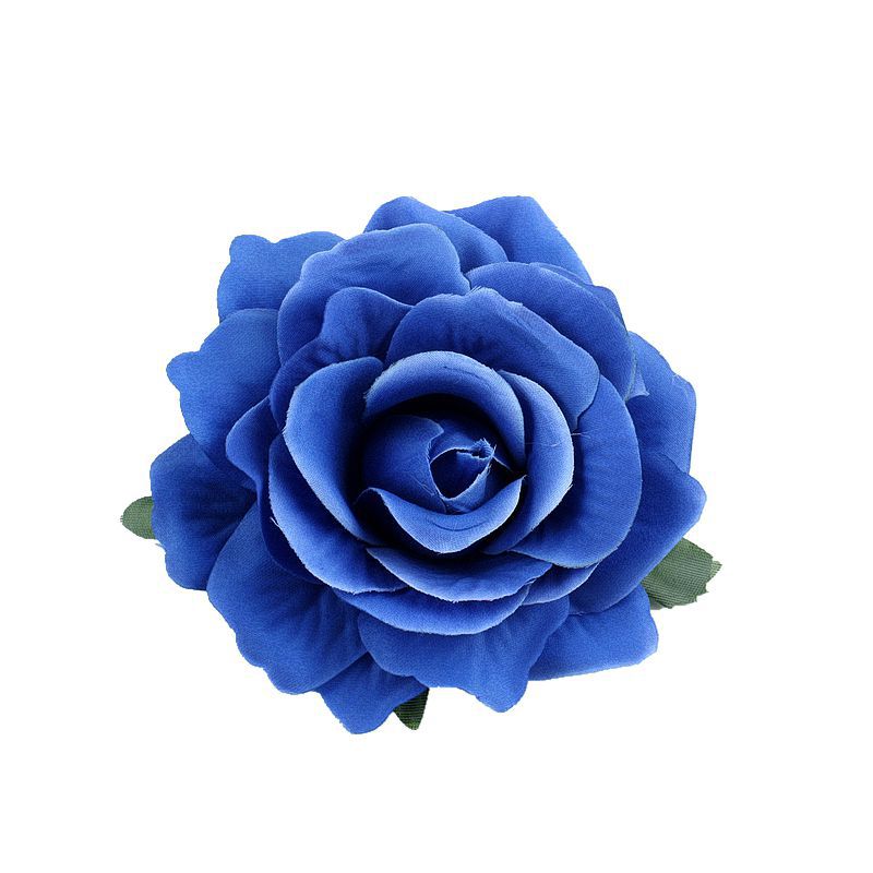 European and American Bride Flower Vacation Accessories Dance Party Hair Accessories Dance Side Clip Headdress Red Rose Flower Hairpin