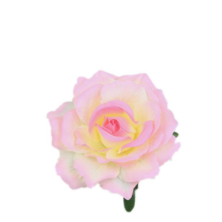 European and American Bride Flower Vacation Accessories Dance Party Hair Accessories Dance Side Clip Headdress Red Rose Flower Hairpin