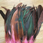 SOURCE Factory Direct Sales 4-6 Red Neck Chicken Feather Ornament Headdress Hat Flower Material Dyed Color Feather Stripe SOURCE Factory Direct Sales 4-6 Red Neck Chicken Feather Ornament Headdress Hat Flower Material Dyed Color Feather Stripe