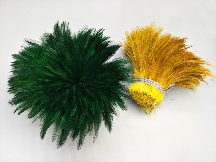 SOURCE Factory Direct Sales 4-6 Red Neck Chicken Feather Ornament Headdress Hat Flower Material Dyed Color Feather Stripe SOURCE Factory Direct Sales 4-6 Red Neck Chicken Feather Ornament Headdress Hat Flower Material Dyed Color Feather Stripe