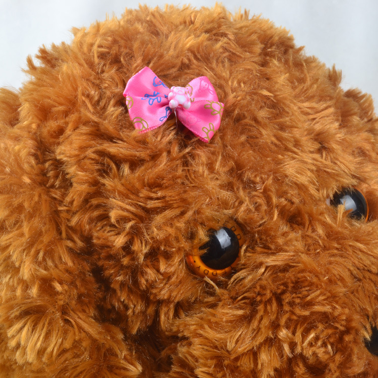 Single Layer Pet Bow Hairpin Ornament Dog Supplies Hair Clip Super Cute Headdress Flower Dog Headdress Teddy Rubber Band
