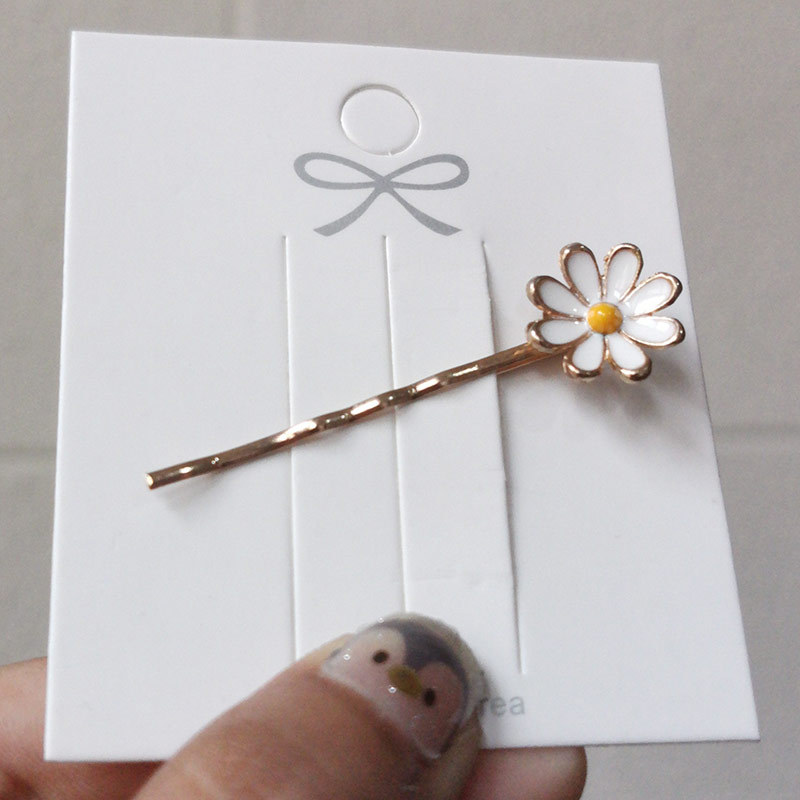 South Korea Little Daisy Hairpin Headdress Trending Girl Bang Side Clip Hairpin Back Head Flower Single Line Clip Hair Accessories South Korea Little Daisy Hairpin Headdress Trending Girl Bang Side Clip Hairpin Back Head Flower Single Line Clip Hair Accessories