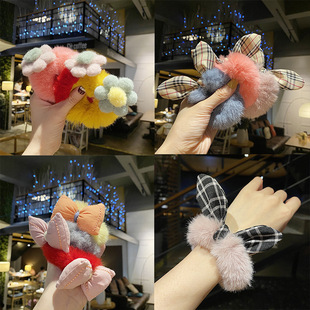 INS Chic Elegant Hair Rope Cute Colored Headband Female Korean Style Hair Band Flower Hairband Headdress Small Jewelry INS Chic Elegant Hair Rope Cute Colored Headband Female Korean Style Hair Band Flower Hairband Headdress Small Jewelry