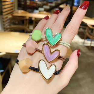 INS Chic Elegant Hair Rope Cute Colored Headband Female Korean Style Hair Band Flower Hairband Headdress Small Jewelry INS Chic Elegant Hair Rope Cute Colored Headband Female Korean Style Hair Band Flower Hairband Headdress Small Jewelry