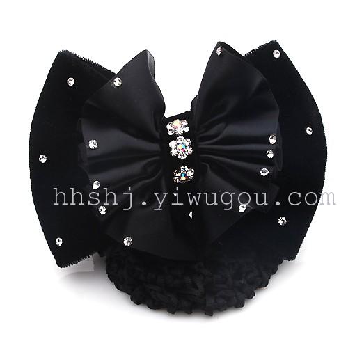 Occupation female hair accessories hairpin headdress flower butterfly hairpin net mobile net