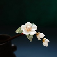 Wearing Flower New Original Design Hairpin Buyao Tassel Hair Clasp Han Chinese Clothing Accessories Archaistic Headdress Wearing Flower New Original Design Hairpin Buyao Tassel Hair Clasp Han Chinese Clothing Accessories Archaistic Headdress