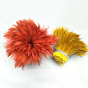 Factory Direct Sales 5-6 Inch High Quality Red Tip Chicken Feather Roll DIY Corsage Headdress Hat Flower Dream Catcher Material Feather Factory Direct Sales 5-6 Inch High Quality Red Tip Chicken Feather Roll DIY Corsage Headdress Hat Flower Dream Catcher Material Feather