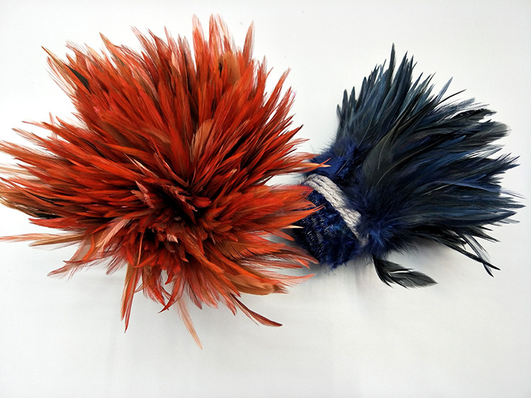 Factory Direct Sales 5-6 Inch High Quality Red Tip Chicken Feather Roll DIY Corsage Headdress Hat Flower Dream Catcher Material Feather Factory Direct Sales 5-6 Inch High Quality Red Tip Chicken Feather Roll DIY Corsage Headdress Hat Flower Dream Catcher Material Feather