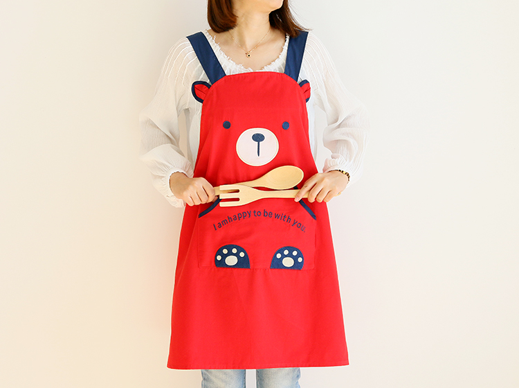 New Korean Style Cute Fashion Cartoon Painting Overclothes with Sleeves Bib Antifouling Kitchen Clothes Overalls Sleeveless Apron New Korean Style Cute Fashion Cartoon Painting Overclothes with Sleeves Bib Antifouling Kitchen Clothes Overalls Sleeveless Apron