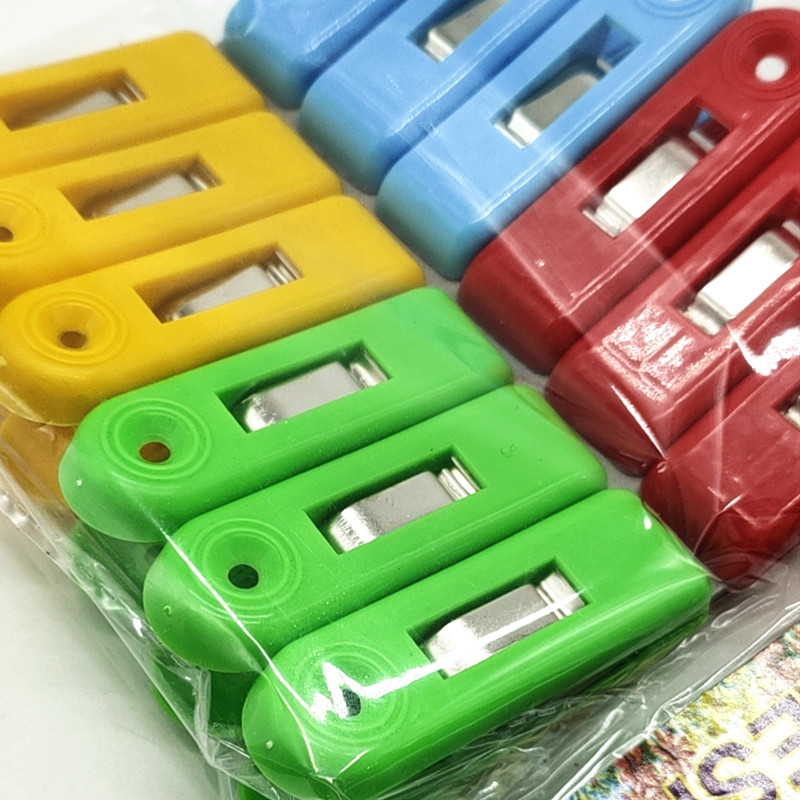 Sunshine Department Store 12 PCs Color Clothespin Windproof Plastic Clip Household Big Quilt Clip Multi-Functional Clothes Pin Sunshine Department Store 12 PCs Color Clothespin Windproof Plastic Clip Household Big Quilt Clip Multi-Functional Clothes Pin
