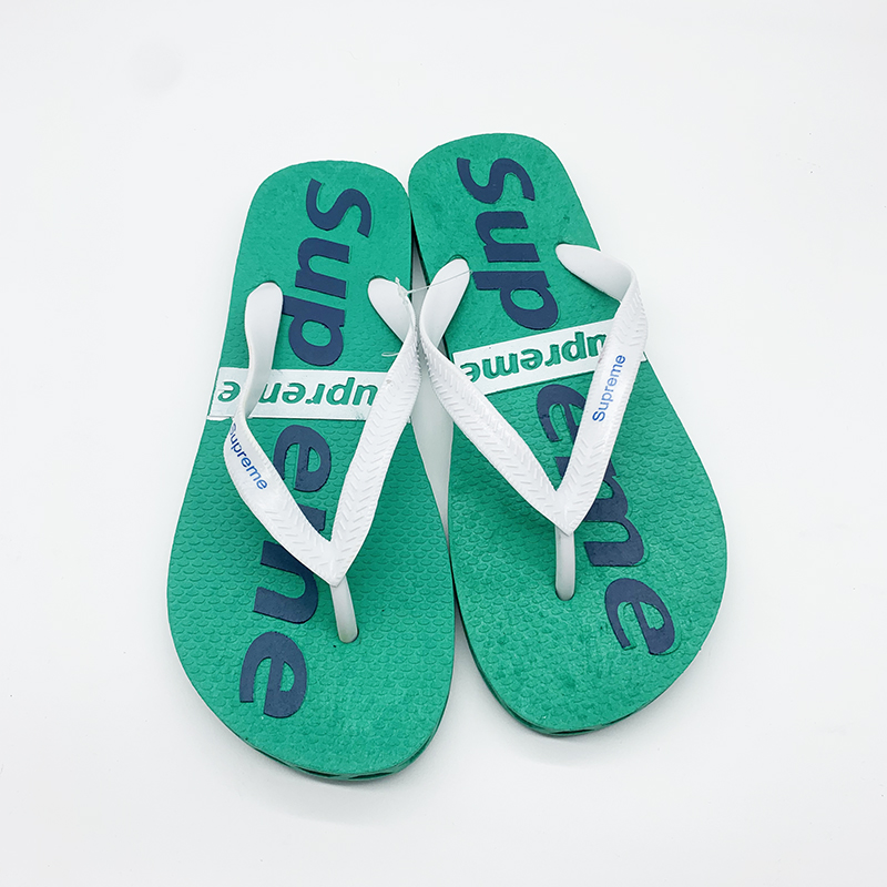 Foreign Trade African PVC Blowing Beach Flip-Flops Printing Men&#039;s Summer Slippers Spot Custom Pattern Logo