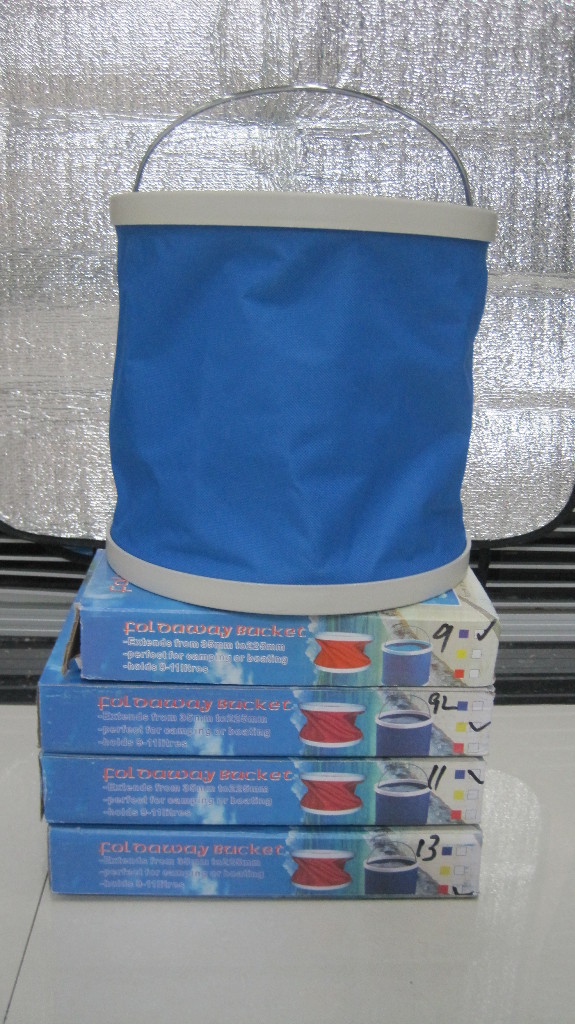 Thicken Oxford cloth folding bucket car washing bucket 9L