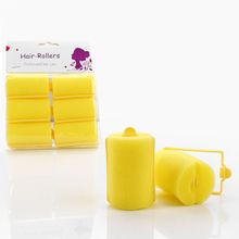 African Magic Curly Hair Sponge Creative Hairdressing Double-Sided Dual-Use with Holes Dirty Hair Messy Hair Hair Curlers