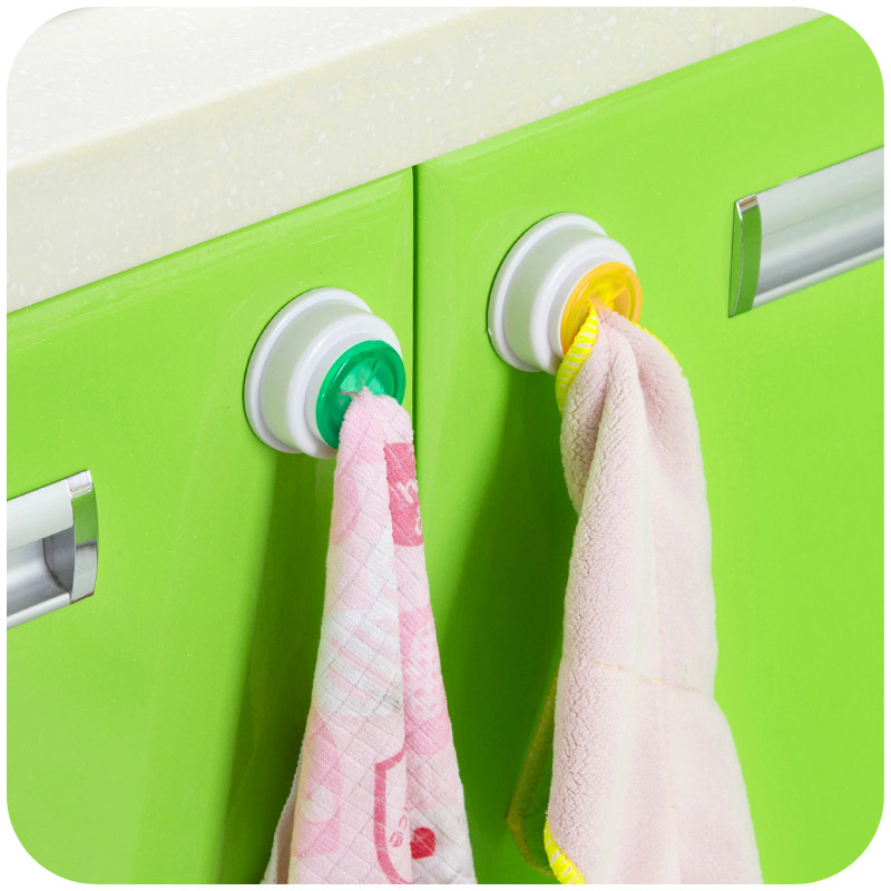 Use cloth clip multicolor self-adhesive lazy Towel Hook washing towel clip extraction
