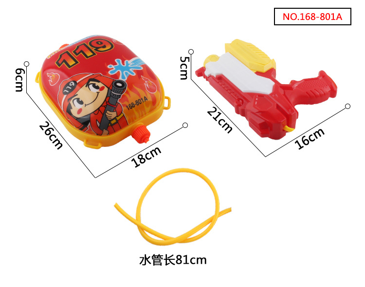 10 children fire cap fire extinguisher water gun fire fighters acting as waterproof fire suit stage performance props