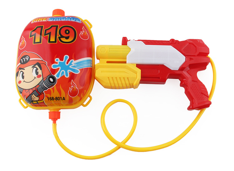 10 children fire cap fire extinguisher water gun fire fighters acting as waterproof fire suit stage performance props