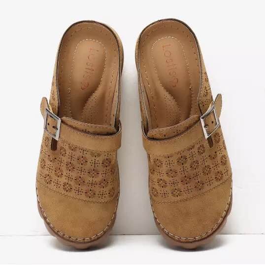 Large Size Women&#039;s Shoes Hollowed Toe Box Buckle Sandals 2021african Comfortable Women&#039;s Slippers Platform Slippers Women&#039;s Manufacturers