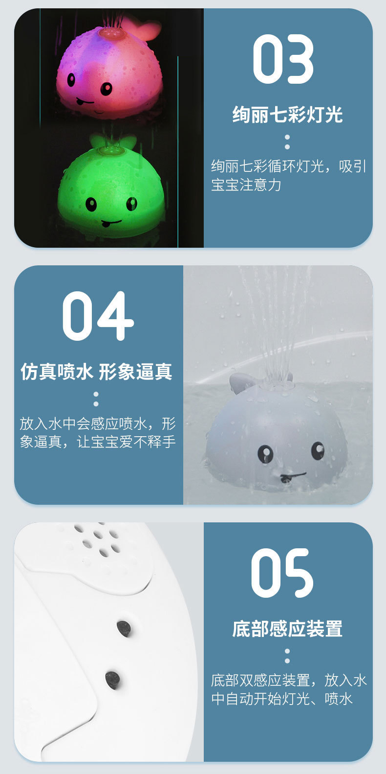 Net Hot Land Automatic fire extinguisher Fish Electric induction Swimming Children Baby Toys Bath