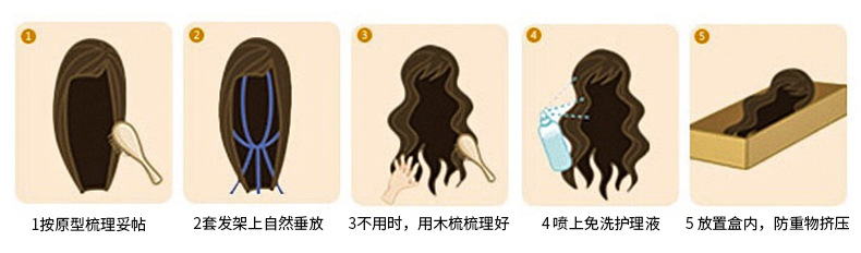Bucket Hat Wig Hat Integrated Women's Autumn and Winter Fashion Female Online Influencer Small Curls Long Hair Full-Head Wig Long Curly Hair