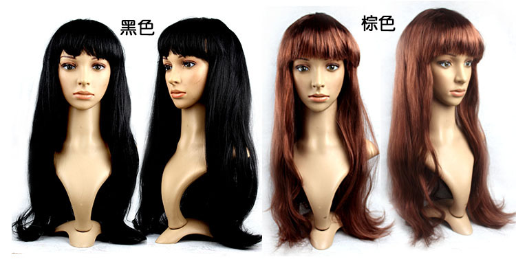 Manufacturer direct selling long hair wig, men and women wear wigs for wigs. Manufacturer direct selling long hair wig, men and women wear wigs for wigs.