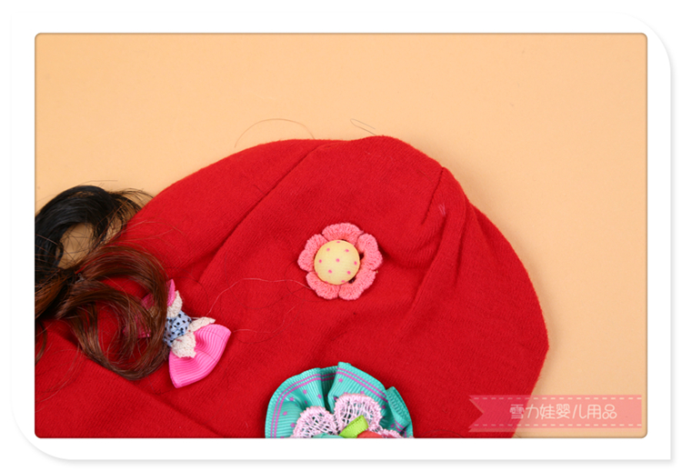 Two Sides Wig Flap Decoration Snow Baby Cute Cute Baby Girl Winter Warm Pullover Cap Soft and Comfortable Two Sides Wig Flap Decoration Snow Baby Cute Cute Baby Girl Winter Warm Pullover Cap Soft and Comfortable