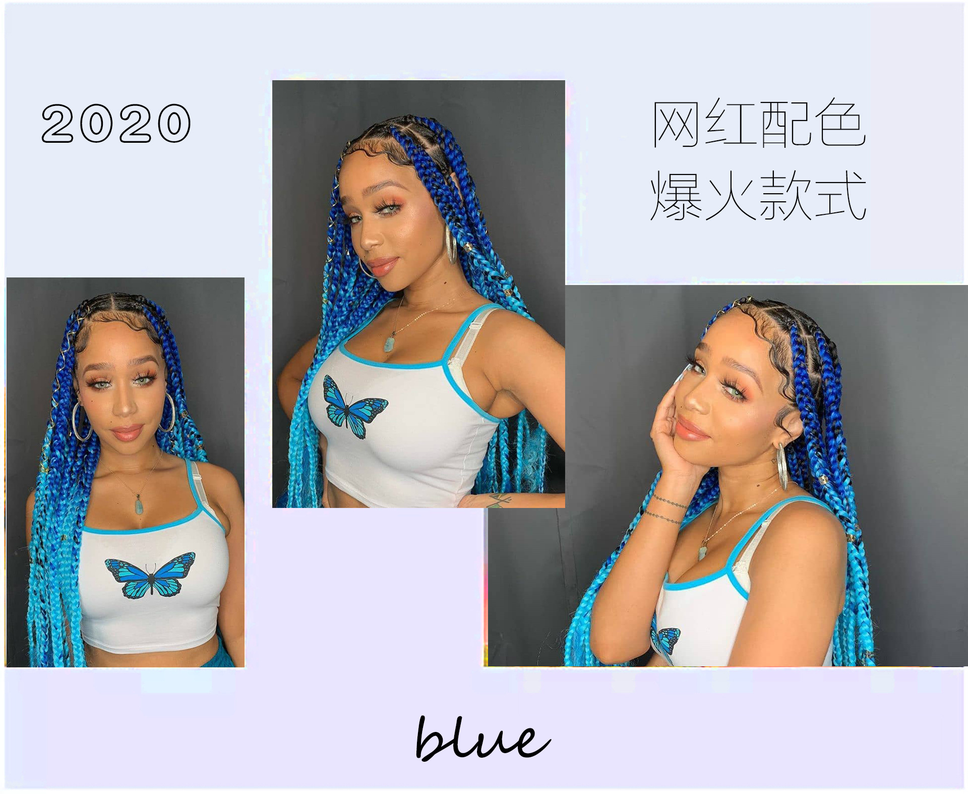 Colorful Gradient Wig Fiber Braids African Dreadlocks Big Braid Braid Hair Big Braid Braid Hair Colorful Gradient Wig Fiber Braids African Dreadlocks Big Braid Braid Hair Big Braid Braid Hair