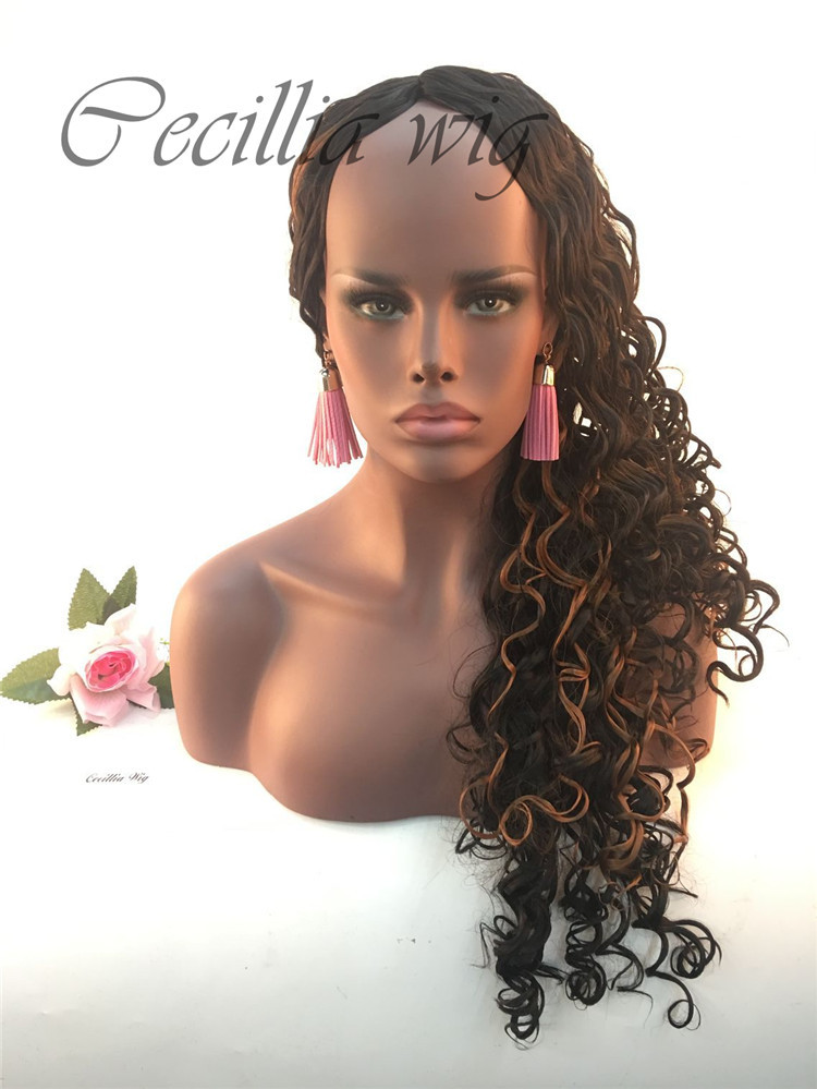 European and American Style Wig African Female Wig Hot Selling Fluffy Long Curly Wig Head Cover European and American Style Wig African Female Wig Hot Selling Fluffy Long Curly Wig Head Cover